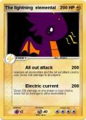 The lightning