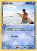 Surfer man