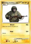 Shooting monkey