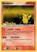 fire pikachu