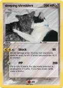 sleeping shredd