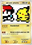 ash and pikachu