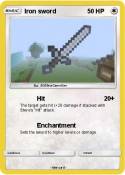 Iron sword