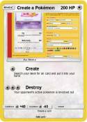 Create a Pokémo