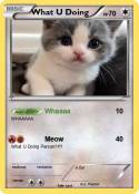What U Doing