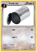 Empty can