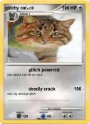 glitchy cat