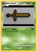 wooden sword