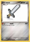iron sword