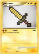 gold sword