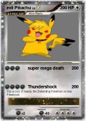 evil Pikachu