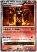 black fire