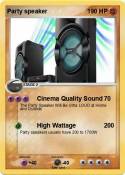 Party speaker