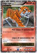 Lego tiger