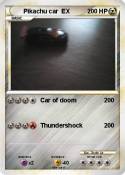 Pikachu car EX