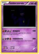 hombre morado