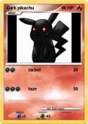 Dark pikachu