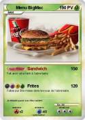Menu BigMac