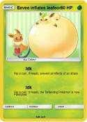 Eevee inflates