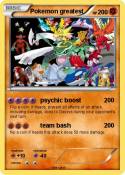 Pokemon greates