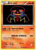 Error sans