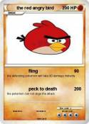 the red angry