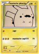 mustache pikach