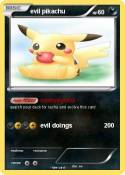 evil pikachu