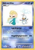 Olaf and Elsa