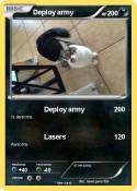 Deploy army