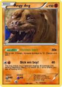 Angy dog