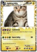 lighting kitty