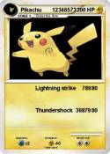 Pikachu 1234657