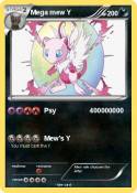 Mega mew Y