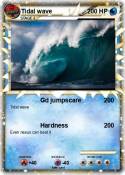 Tidal wave