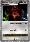 monstre origine