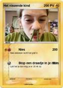 Het niezende