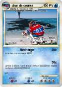 char de course