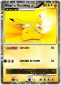 Pikachu Smoking