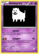 annoying dog