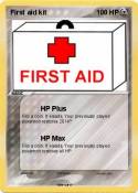First aid kit