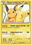 raichu et Pikac