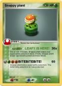 Snappy plant