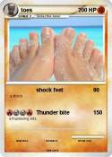 toes