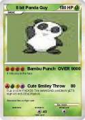 8 bit Panda Guy