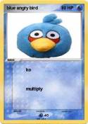 blue angry bird
