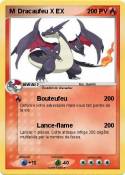 M Dracaufeu X