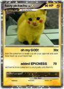 fuzzy pickachu