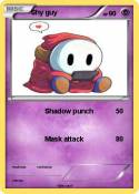 Shy guy