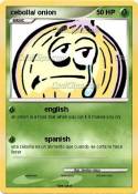 cebolla/ onion